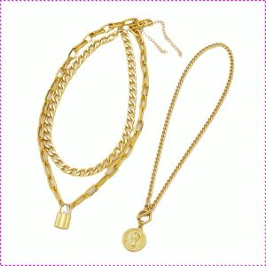 เครื่องประดับ หรูหราบางเบา สะดวกสบาย สร้อยคอ ทนทาน ตกแต่ง สวมใส่ทุกวัน เป็นที่นิยม มีเกียรติและสง่างาม