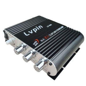 LVPIN Mini HiFi Stereo Amplifier Treble Bass Booster 12V