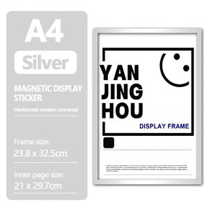 Magnetic Picture Photo Frame Certificate Display Framework Adhesive Wall Frame Certificate Holder