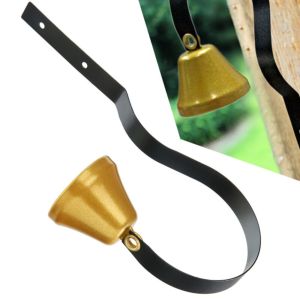 JUNOTERNEY Home Decoration Doorbell Alert Doorbell Wall Mounted Retro Doorbell Door Hanging Bell Metal Shopkeepers Bell