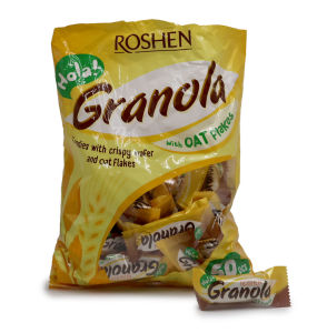 ROSHEN HOLA! GRANOLA CANDIES WITH CRISPY WAFER AND OAT FLAKES { 250G 500G }