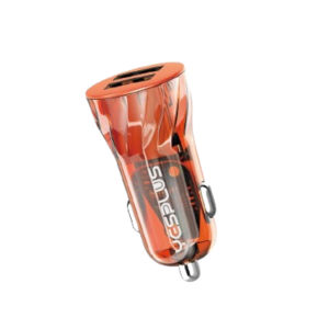 New Transparent Car Charging YESPLUS YS-1210 Charging Saver Dual Port 3.1A 15W Fast Charging USB