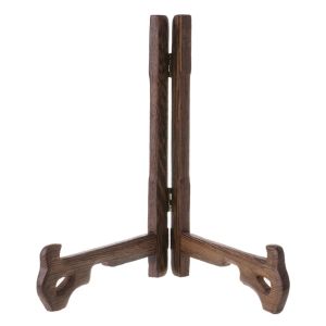 ZYJC Home 3-7inch Wooden Decoration Photo Frame Stand Easels Plate Holder Display Stand