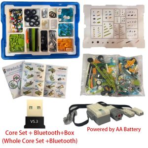 WeDo 2.0 with Bluetooth Connectivity Core Programming Kit Building Blocks Compatible 45300 Scratch 3.0 Core Set Technical Bricks