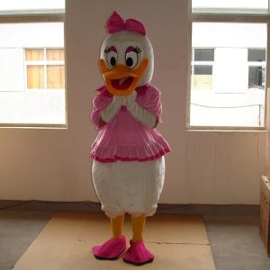 (Ready Stock) Cartoon Donald Daisy Duck Mascot Costume Adult Size Big Head Cosplay Outfit Event Party Halloween 表演服装
