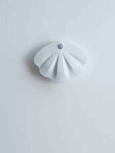 LED Night Light Shell shape room decorative lamp USB TYPE-C charging Three colors magnetic suction adjustable multifunctional wireless sensor wall lamp bedroom staircase lighting For Christmas Decoration LED light for room