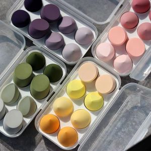 8pcs Makeup Sponge Super Soft Makeup Egg Sponge Cushion Dry And Wet Beauty Makeup Puff Beauty Egg Powder Puff