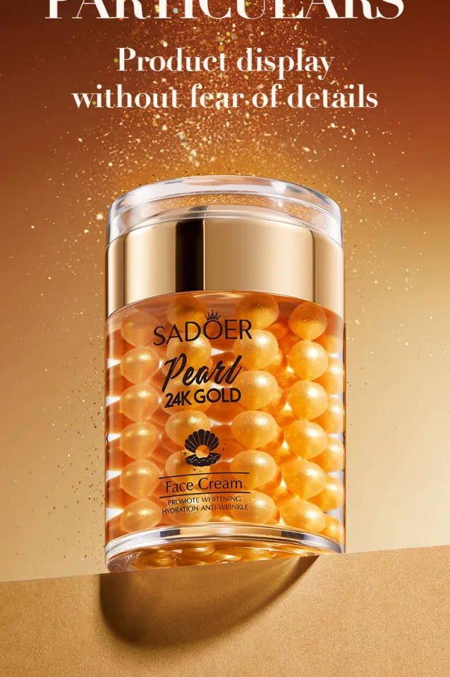 ROREC SADOER 24K Gold Pearl Moisturize Face Cream Pearl Collagen
