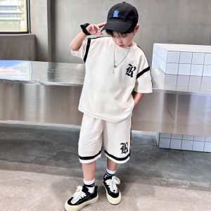 Set đồ cộc tay bé trai bộ quần áo trẻ em size đại từ 18-50kg từ 6-18 tuổi bộ đồ hè bé trai chất liệu thoáng mát mẫu IR