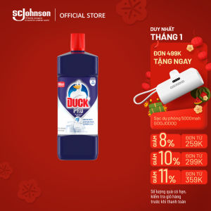 DUCK Tẩy Rửa Nhà Tắm Siêu Tẩy Pro 1800ml