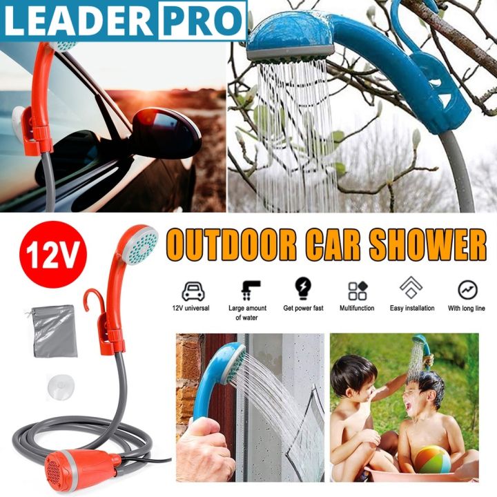 Upgrade Portable Camping Shower Electric Outdoor Shower Kit New For