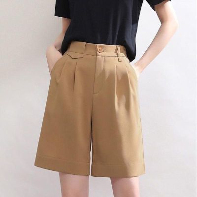 Quần ngố nữ ống rộng cạp cap chất RUBY mềm mịn phong cách Ullzang - Quần short lửng nữ lưng cao ống rộng
