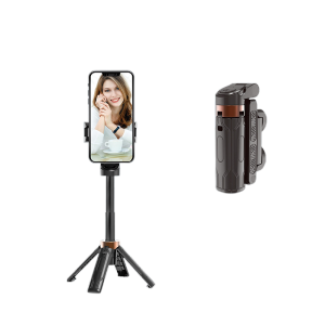 Quadruped 360 Degree Rotating Mini Selfie Stick Portable Universal Selfie Stick Tripod 360 Rotate Cellphone Desktop Stand Holder