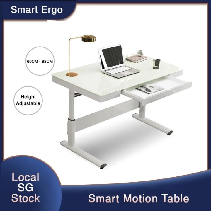 Smart Ergo Height Adjustable Computer Table + Ergonomic Standing Desk