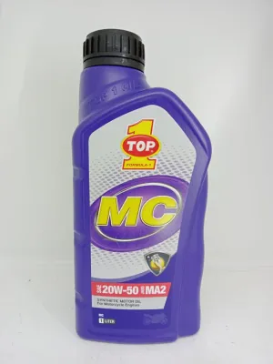 Top1 MC Sae 20/50 4T Untuk Motor Non Matic Varian isi 800ML & 1 Liter (Dijamin Asli)