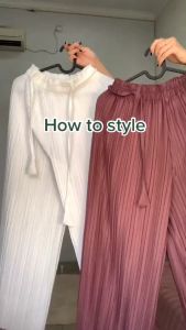 Kulot Plisket Premium / Kulot Wanita Terbaru / Kulot Wanita Hijabers Keren