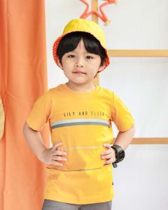 Lily And Clark Kaos Anak Laki-Laki Terkeren Warna Kuning KLC21