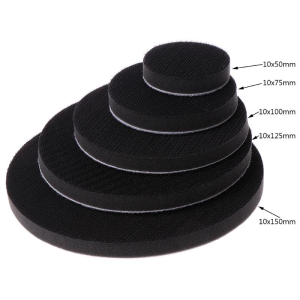 Soft Density Interface Pads Hook & Loop 6" Sponge Cushion Buffer Backing Pad 12mm Thickness Used for Polishing & Buffer