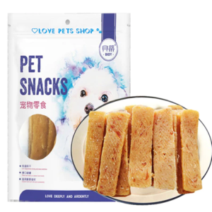 Bánh thưởng cho Chó ức gà sấy khô gà dạng thanh bổ sung dinh dưỡng (mẫu mới) - Love Pets Shop