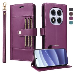 Case For Xiaomi Redmi Note 14 13 12 11 Pro Plus / Redmi Note 14 13 12 5G / Redmi Note 12S 11S Magnetic Leather Wallet Card Slot Flip Cover Casing