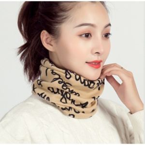 Syal Wanita Musim Gugur dan Musim Dingin Hangat dan Dapat Diganti Syal Kepala Syal Fashion Masker Mempesona Tahan Angin Kerah