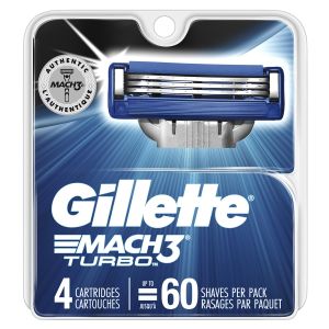 Lưỡi dao cạo Gillette Mach3 Turbo hộp 4 lưỡi