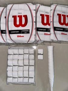 [Bundle x15] Wilson Pro Comfort Premium Grip for Badminton / Squash / Tennis (Better than Victor Lining Gosen Yonex)