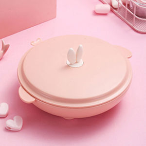 Geegobuy กล่องอาหารสแตนเลสทรงกระต่ายสวยงามสำหรับใส่อาหารและเครื่องดื่ม