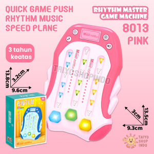 TAIYO Quick Push Game Rhythme Rhythm Music Speed Plane Pesawat Pop It Elektronik Karakter LED Mainan