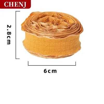 [COD] CHENJ TOOL Voan Ribbon 10 yards Xếp Li Đuôi Cá Sợi sóng Cạnh 25mm cho quà tặng bao bì handmade Floral Craft DIY dự án