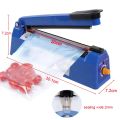 KIPRUN Impulse Heat Sealer Impulse Bag Sealer, 20CM Manual Poly Bag Heat Sealer Machine for Plastic Bags PE PP Bags, Portable Poly Bag Sealing Machine, with Adjustable Heating Mode. 
