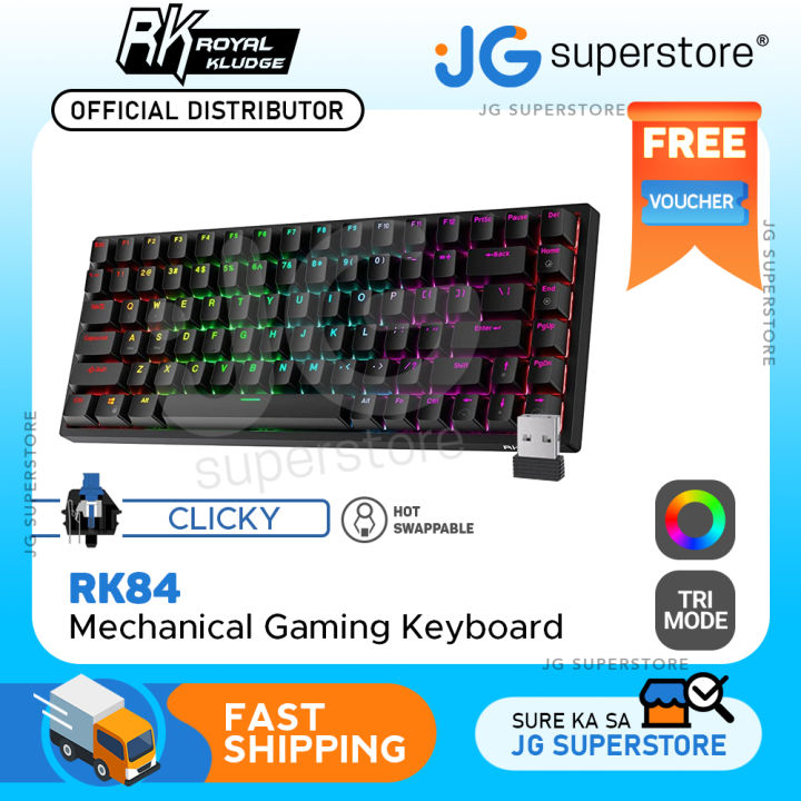 Royal Kludge RK RK84 RGB 84 Keys Mechanical Gaming Keyboard 2.4G ...