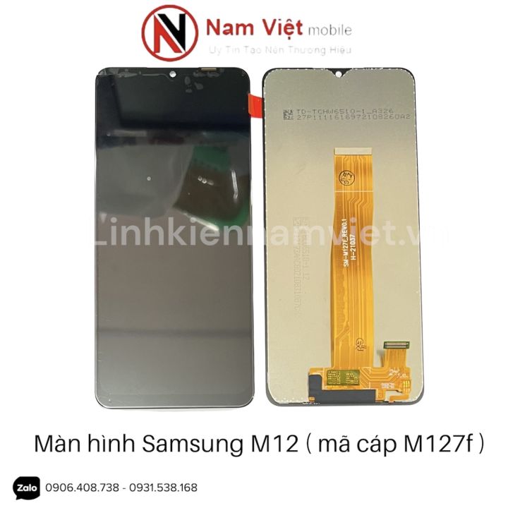 Màn hình Samsung M12 ( mã cáp M127F ) Zin