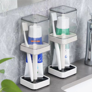 Multipurpose Portable Bathroom Dustproof Toothbrush Holder Toothbrush Case Bathroom Mouthwash Cup