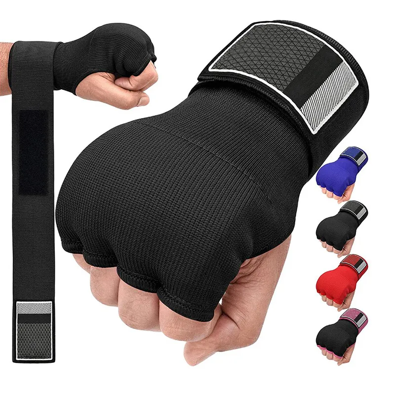 Hand Wraps Boxing Inner Gloves - Gel Elasticated Padded Bandages Mitts New