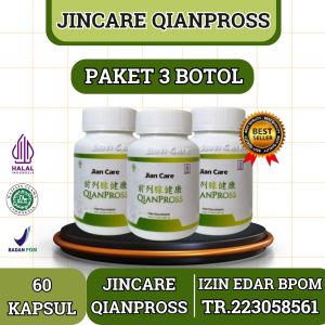 Qianpross JIANCARE Obat Untuk Buang Air KecilProstat Infeksi Saluran Kemih BPOM PAKET 3 BOTOL