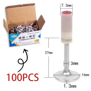 ใช้คู่กับเครื่องยิงดอกตะปูแรงดันสูง ส่งจากไทย 100 200ชิ้น ซอง ดอกตะปู ตะปูรุ่นมีรูแขวน ตะปูยึดท่อ 100มม 200มม