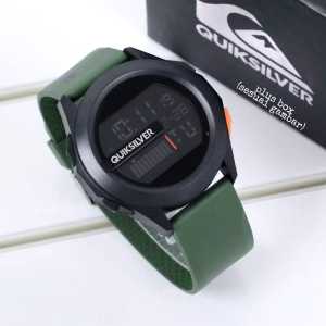 Jam Tangan Pria QuikSilver Drone Strab Rubber Digital Water Resist