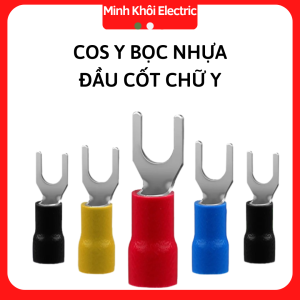 Cos y bọc nhựa túi 100cđầu cos chữ y bọc nhựađầu cốt dây điệnđầu cos chữ ucos chẻcốt chỉacốt càng cuacốt y bọc cos chĩa.kẹp càng cua