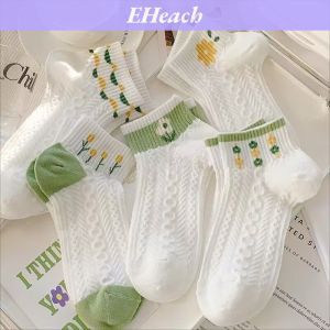 Aqrau ราคาพิเศษ⏳ถุงเท้าผู้หญิงคู่หนึ่งฤดูร้อนผ้าฝ้ายบางระบายอากาศถุงเท้าสั้นท่อระบายอากาศกีฬา และถุงเท้าแฟชั่นพักผ่อน