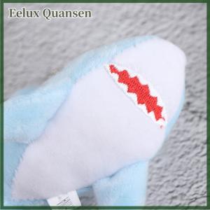 Eelux 12cm Móc chìa khóa quà tặng cá mập sang trọng nhồi bông đồ chơi búp bê mini mặt dây chuyền đồ chơi sang trọng