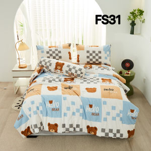 [FS31 阳光小熊] 2500TC Luna Milk Bedsheet 牛奶丝棉床单