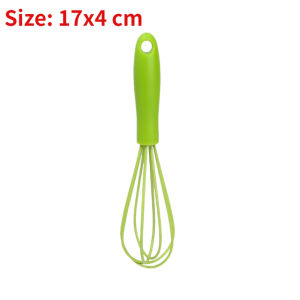 Manual Stirrer Hand-held Egg Beater Silicone Balloon Whisk Milk Cream Frother Kitchen Utensils for Blending Stirring Bake Tool