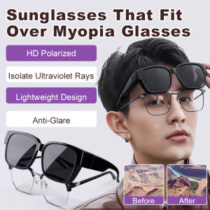 💕 Anti-Glare💕 Polarized Anti-Ultraviolet Sunglasses Anti-Ultraviolet Sunglasses for Men High-End Anti-Glare Myopia Sunglasses Sun Protection Glasses男士太阳镜