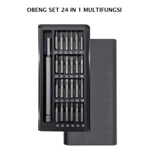 Obeng Set 24 In 1 / Obeng Multifungsi Untuk Perbaikan Handphone dan Barang Elektronik