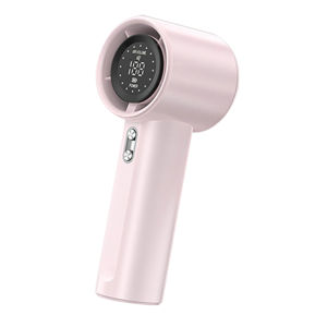 High Speed Fan LED Display Handheld Turbo Fan USB Rechargeable Electric Cooling Fan Mini Personal Fan for Home Office