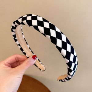 Băng đô Bờm tóc nữ Hàn Quốc tông đen trắng BAG U BOMTOC218