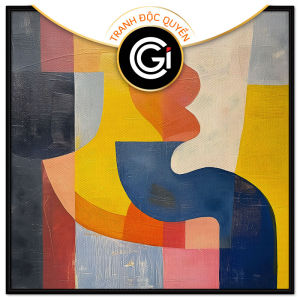 Tranh trừu tượng sơn dầu. Tranh treo tường tranh dán tường Canvas. CGI-281