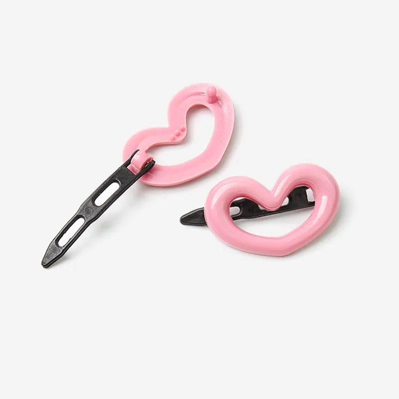 ヘアアクセサリー Bicolor Heart Twinkle Hair Clip pink ヘアアクセサリー Bicolor Heart Twinkle Hair Clip pink Bicolor