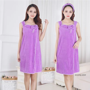 Coral Velvet Bath Skirt Soft Absorbent Thickened Adult Women Wrapped Wearable Bath Towel bath dress bathroom bath towel makapal bathrobe